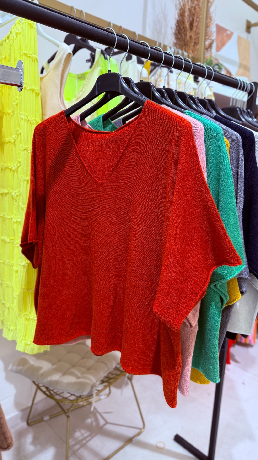 Pull maille col V Lola