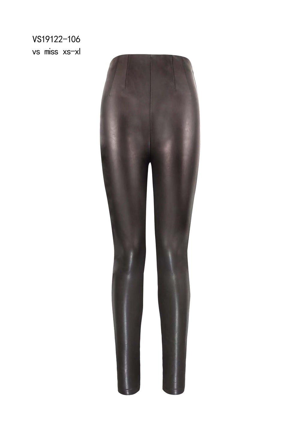Legging similicuir gaine Marron/ 19122