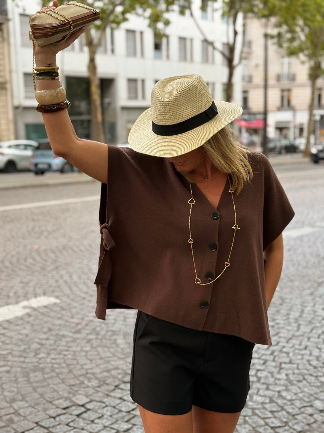 Pull fentes boutonnés 3761