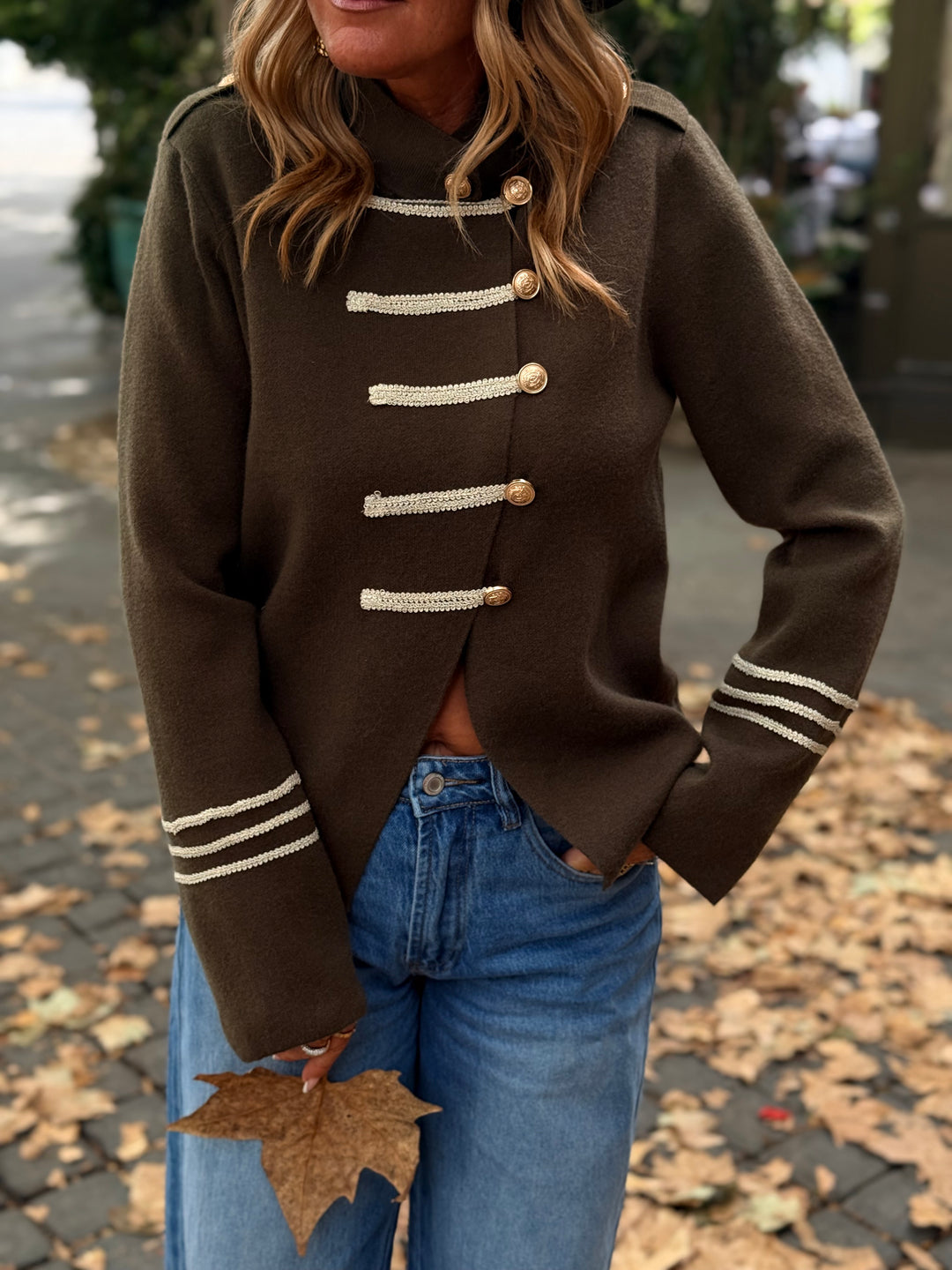 Pull gilet officiel Kaki 2758