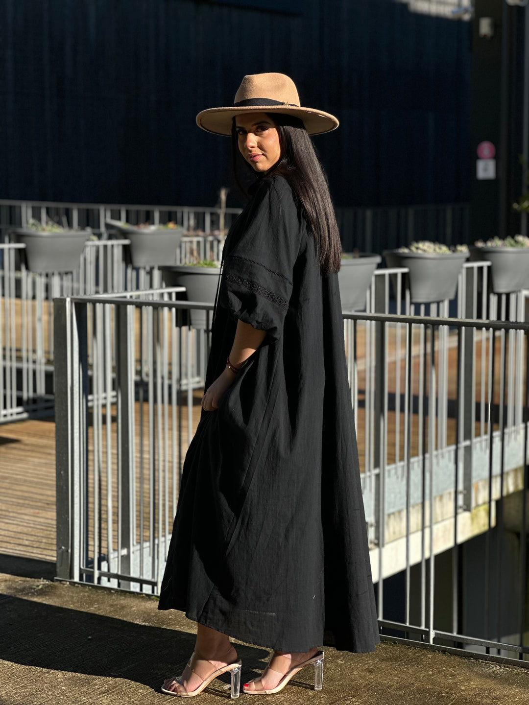 Robe noir bouffante /Qiu