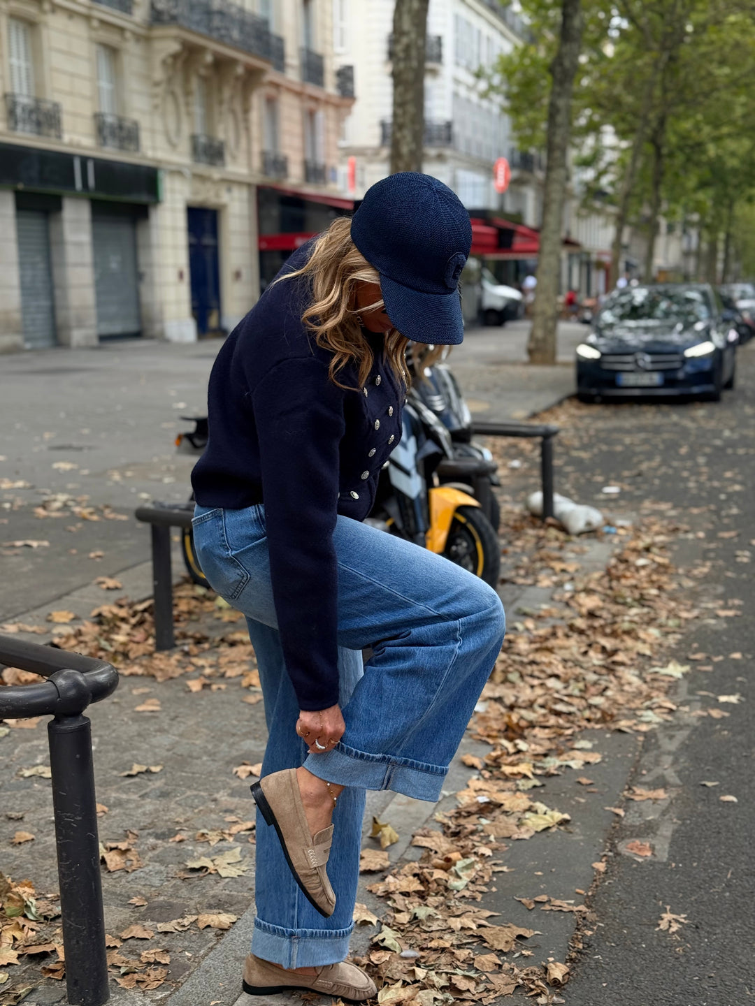 Pull gilet officiel bleu marine 2713