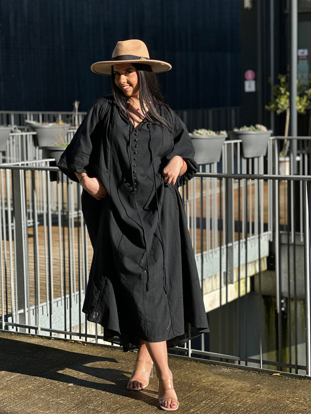 Robe noir bouffante /Qiu