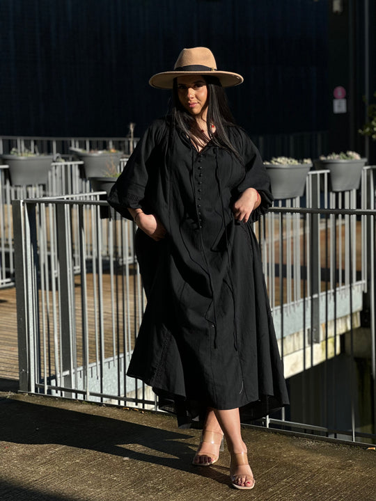 Robe noir bouffante /Qiu