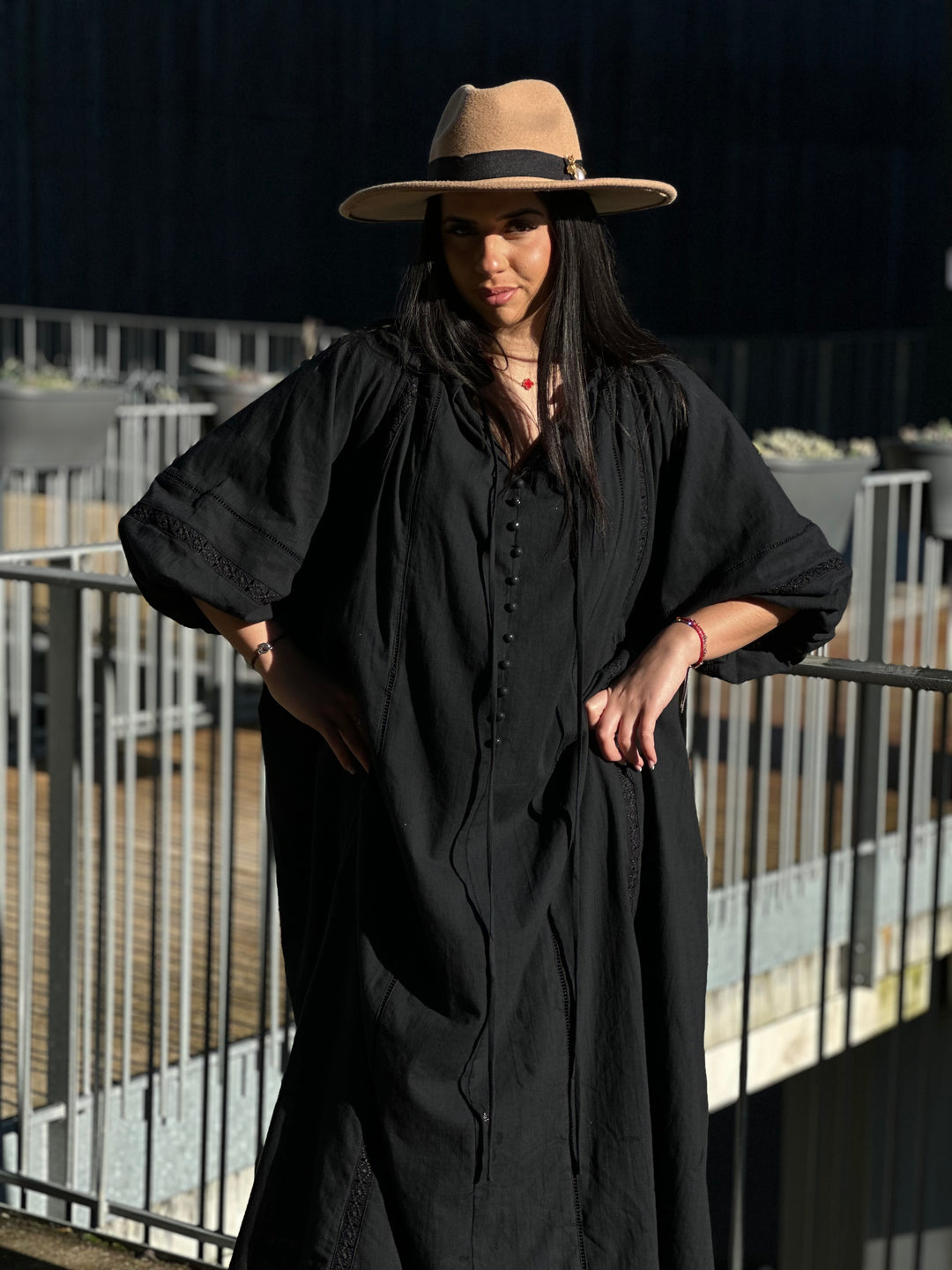 Robe noir bouffante /Qiu