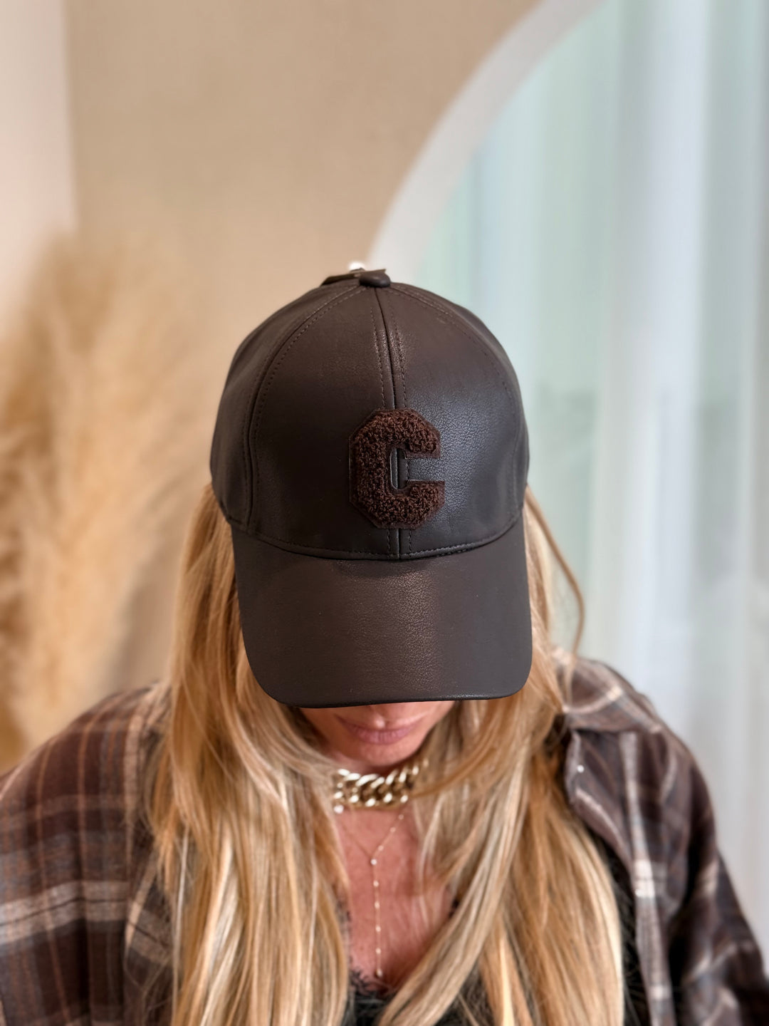 Casquette similicuir C