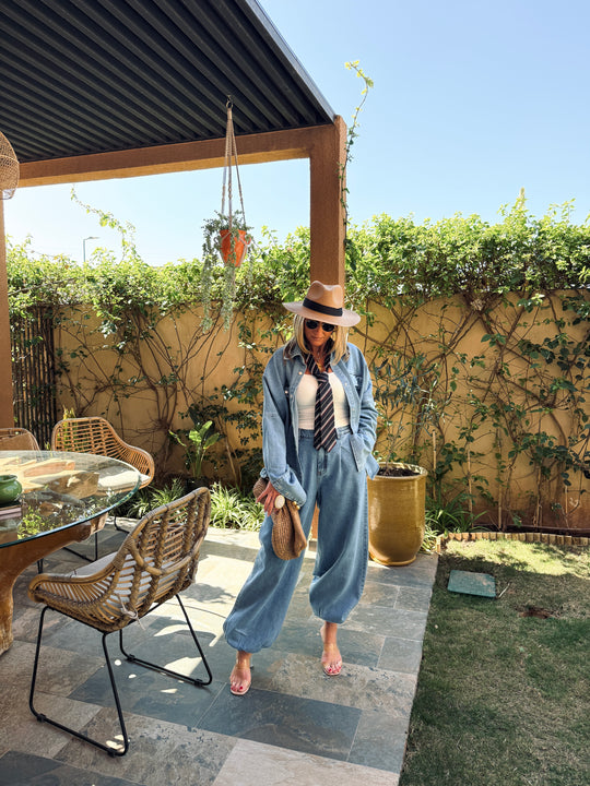 Ensemble jean bleu 12028