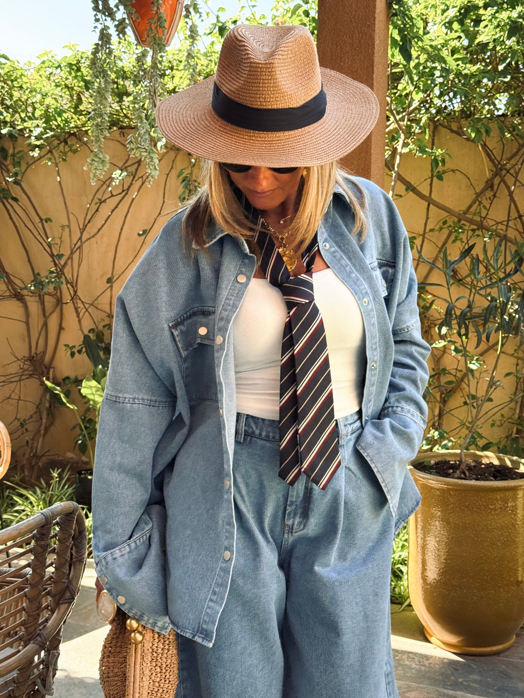 Ensemble jean bleu 12028