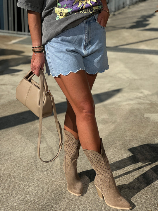 Short jean volant oraij 591