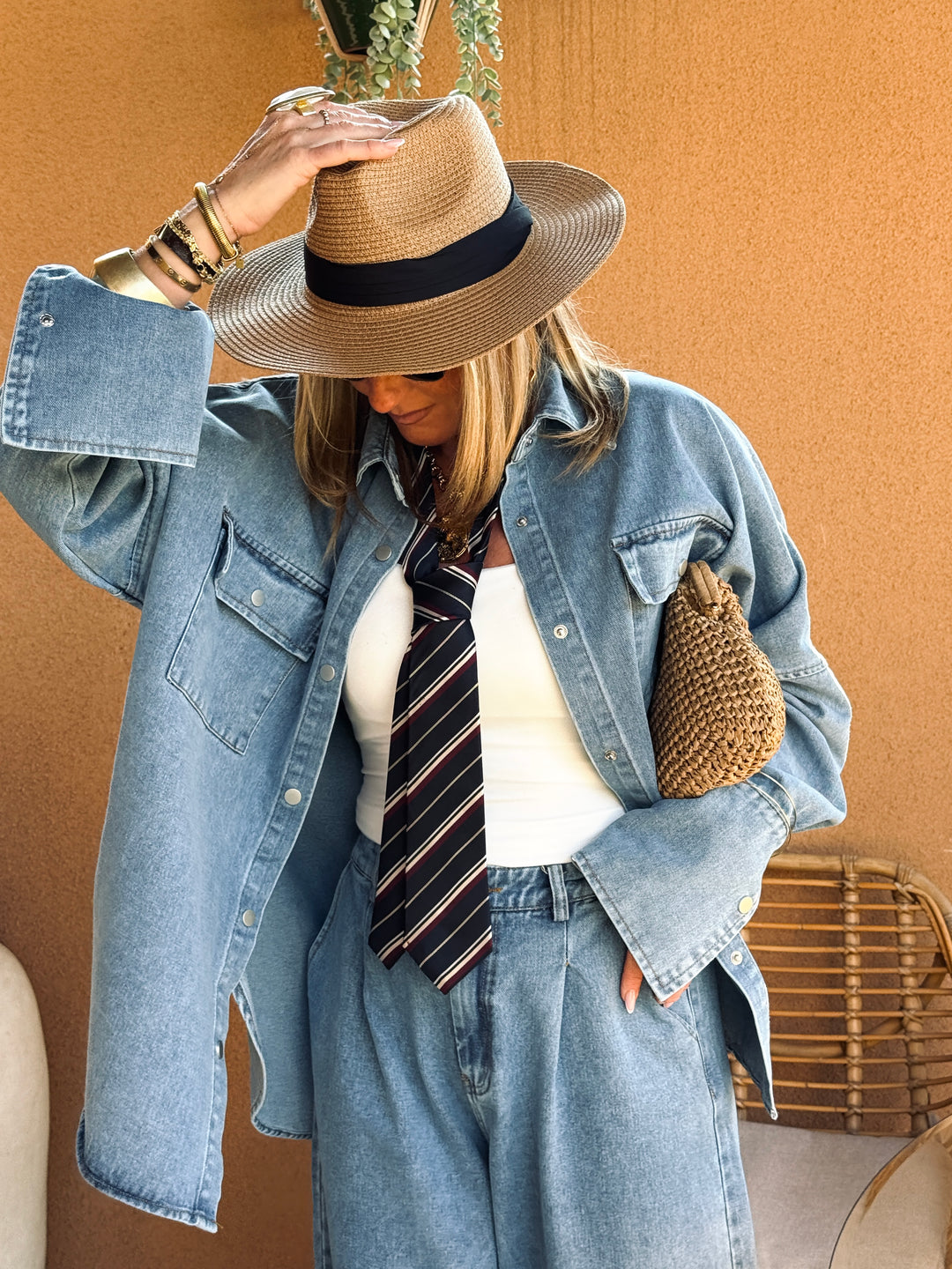 Ensemble jean bleu 12028