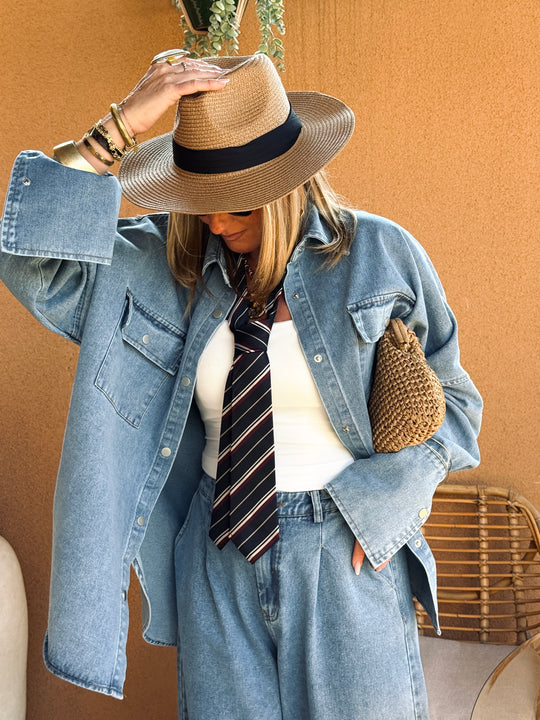 Ensemble jean bleu 12028