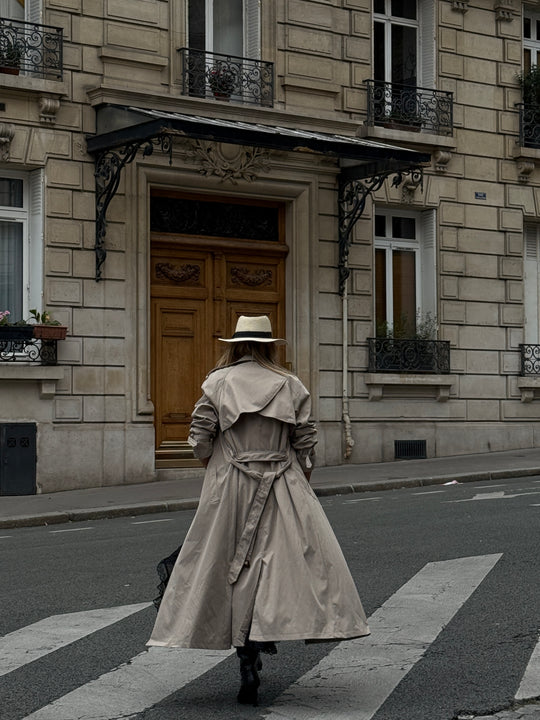 Trench long taupe 102-4