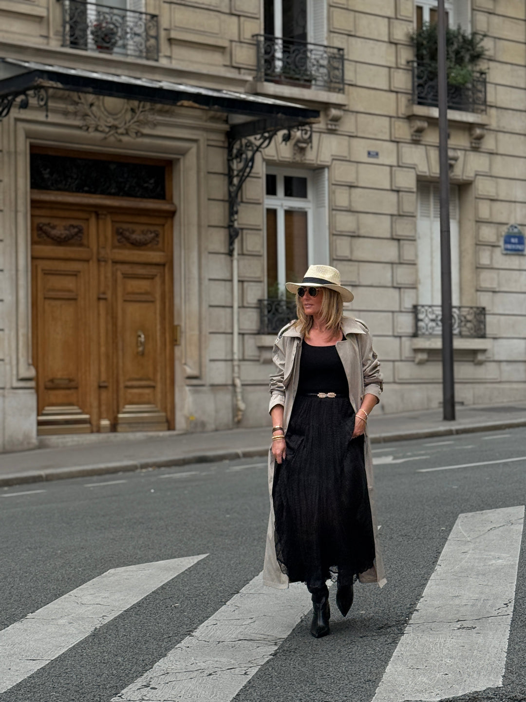 Trench long taupe 102-4