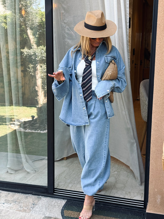 Ensemble jean bleu 12028