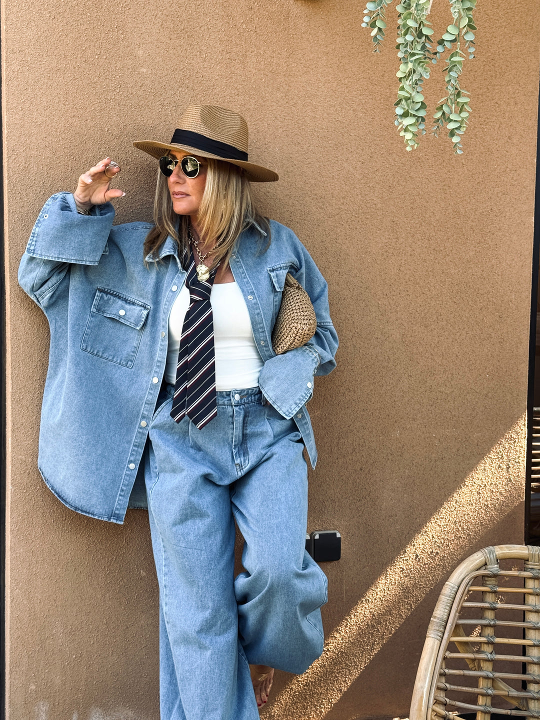 Ensemble jean bleu 12028