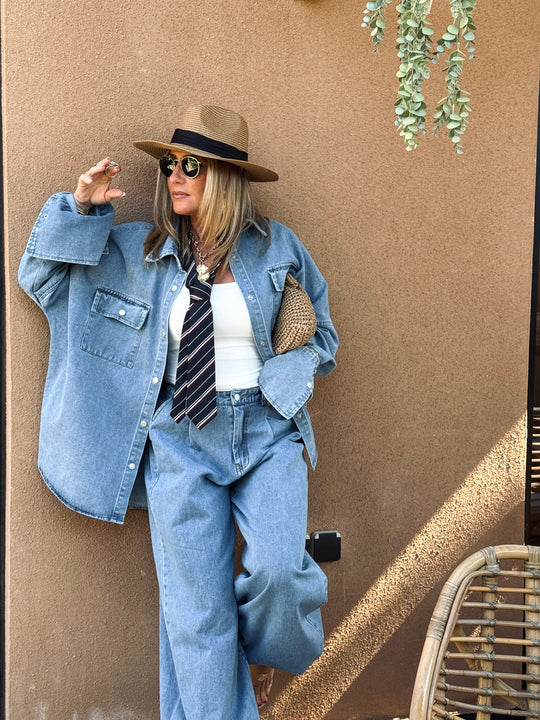 Ensemble jean bleu 12028