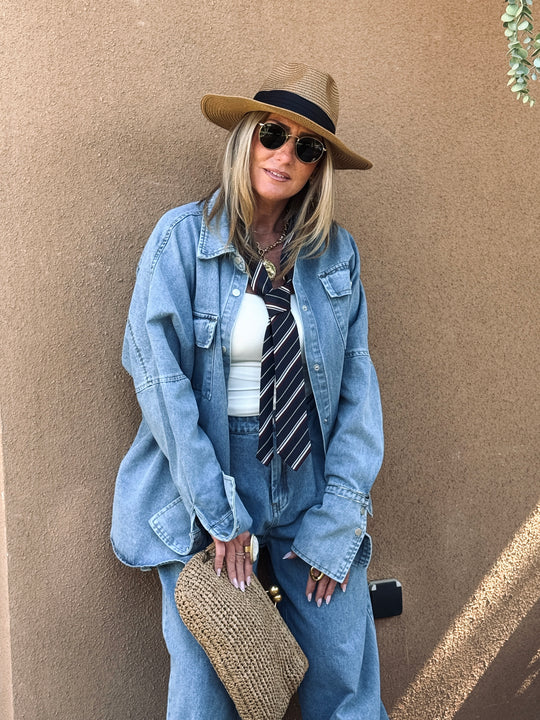 Ensemble jean bleu 12028