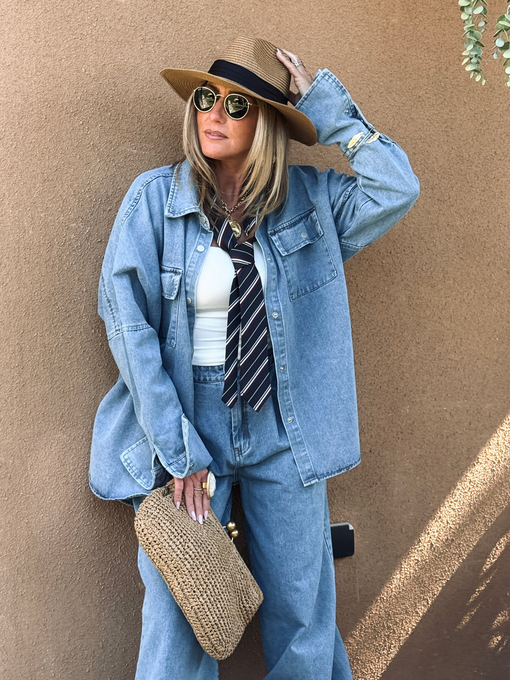 Pantalon jean bleu 12028