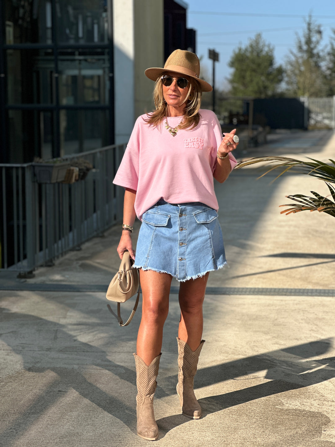 Jupe short bleu MG612