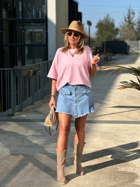 Jupe short bleu MG612