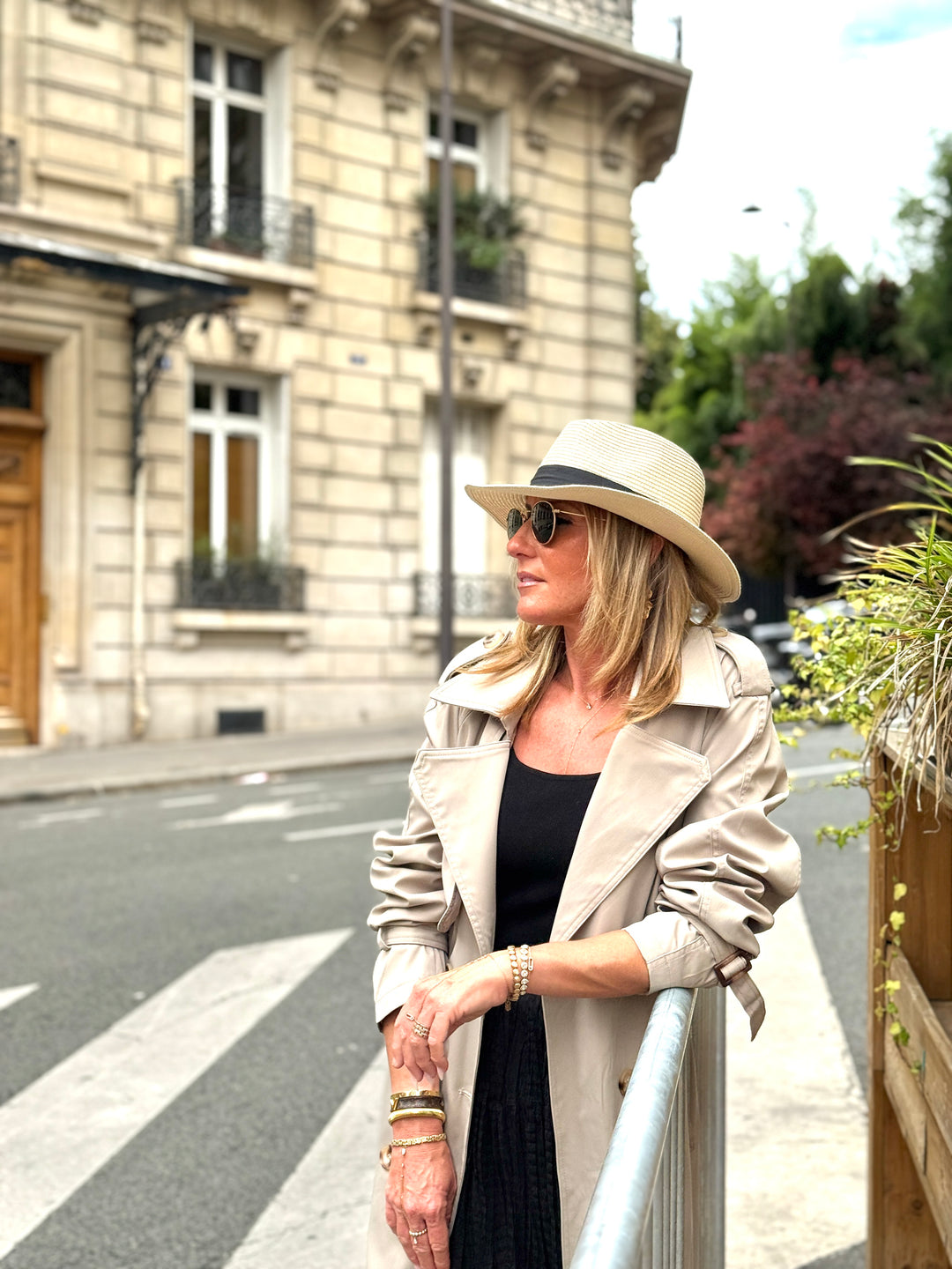 Trench long taupe 102-4
