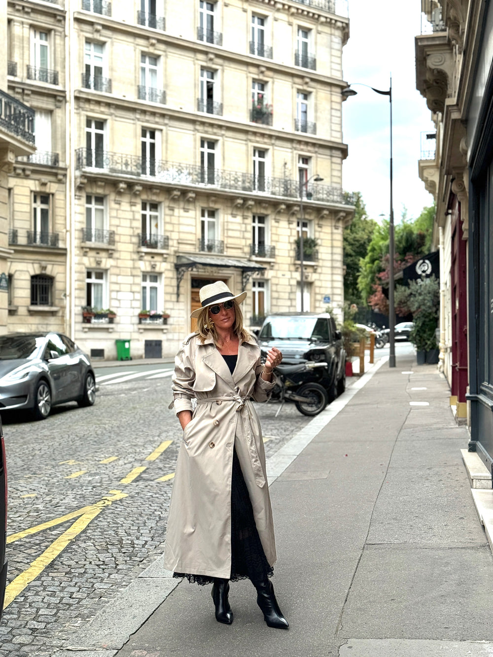 Trench long taupe 102-4