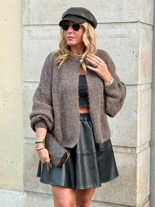 Pull gilet bouton 11906