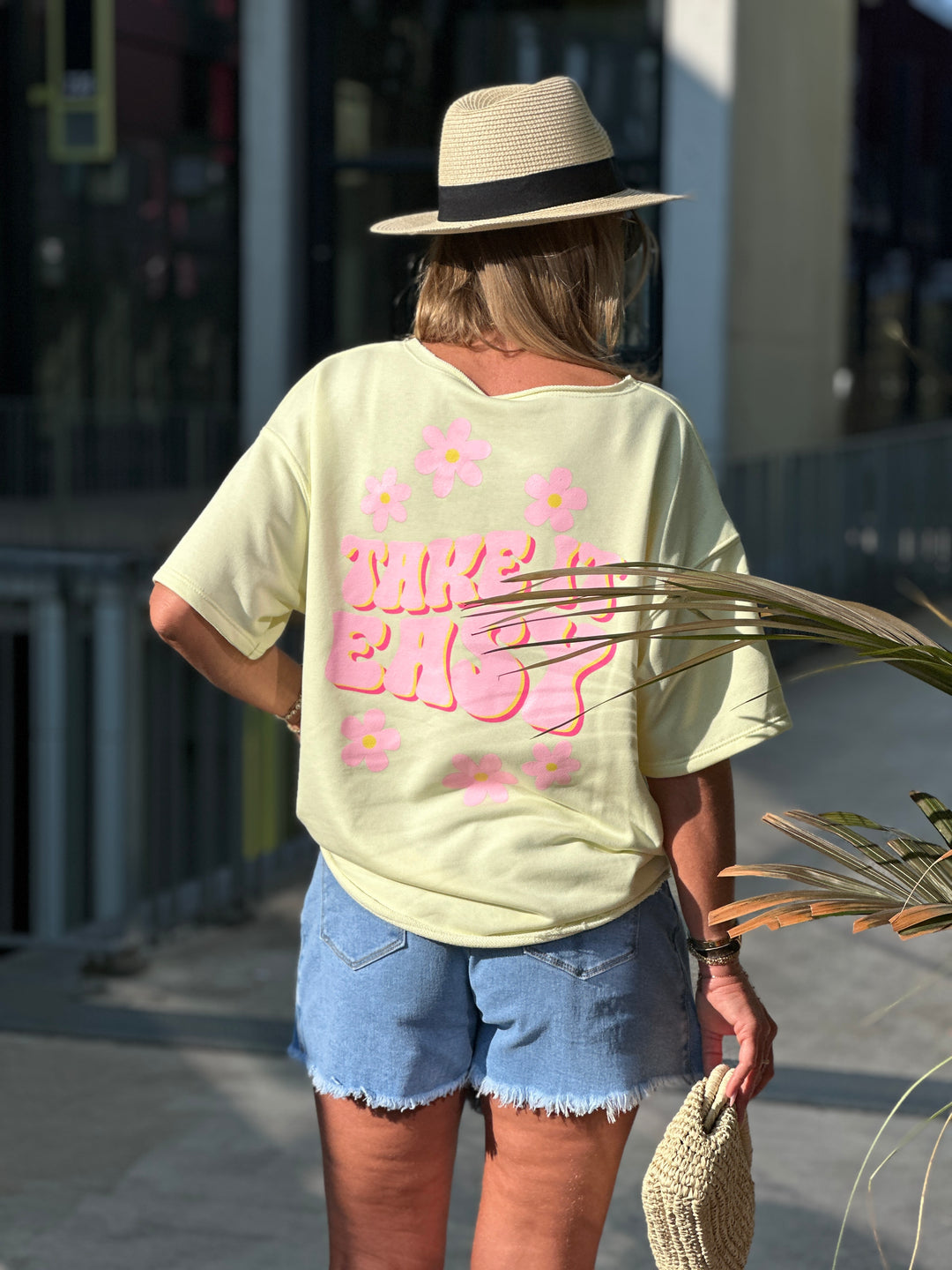 Sweat take it easy jaune