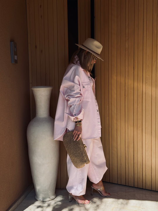 Ensemble jean rose 12028