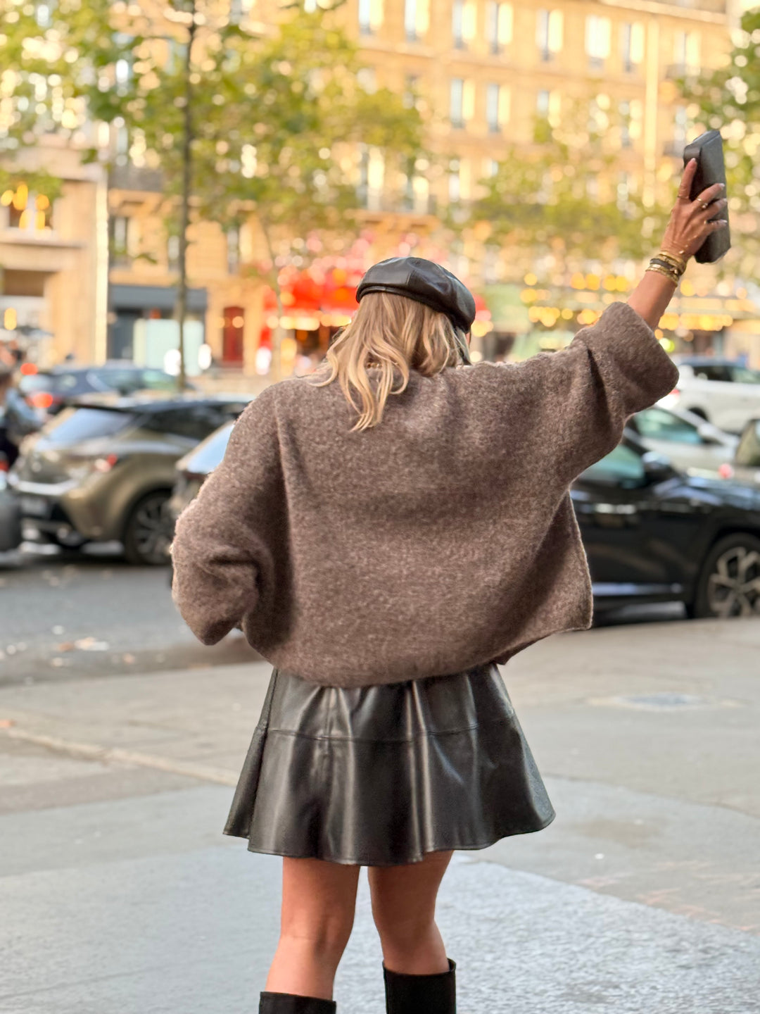 Pull gilet bouton 11906