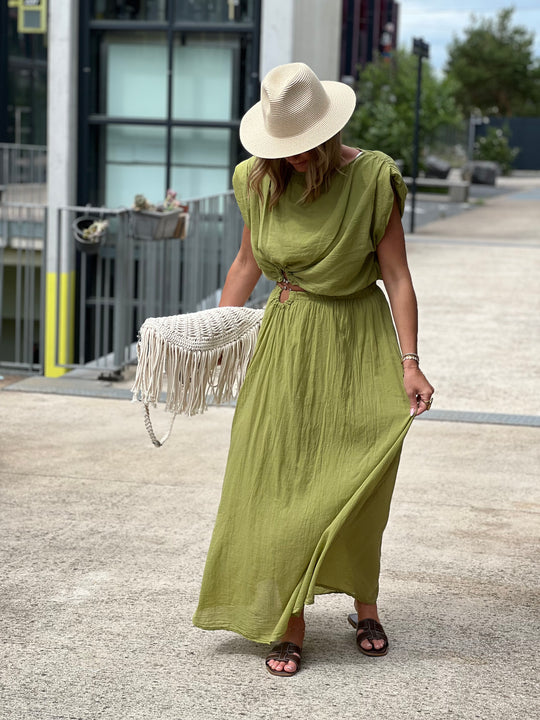 Ensemble Vert coton 12412
