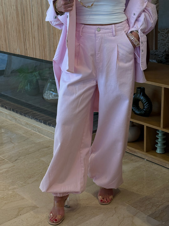 Ensemble jean rose 12028