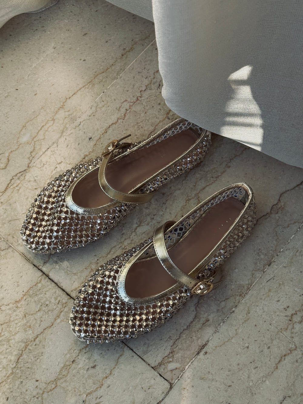 SANDALE STRASS OR 2216