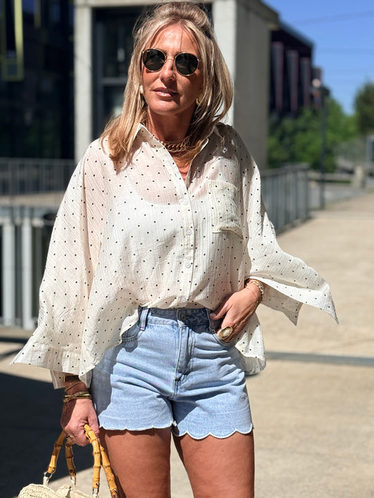 Chemise Oversize Tencel 984 Ecru