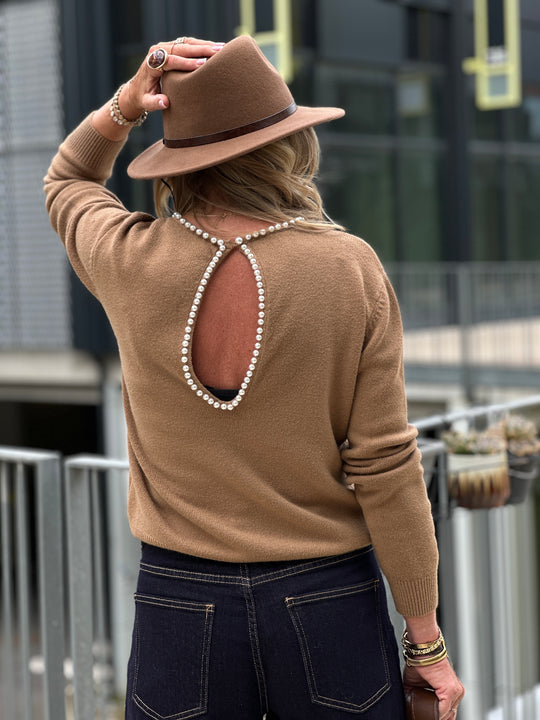 Pull perles Carla 5064