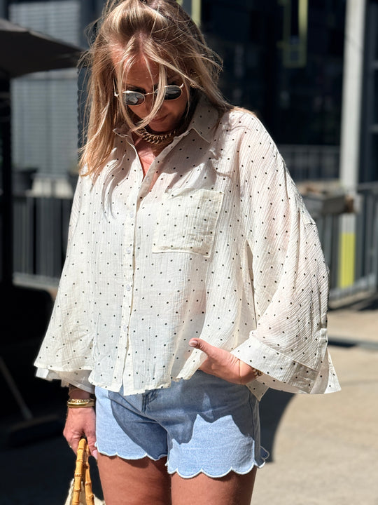 Chemise Oversize Tencel 984 Ecru