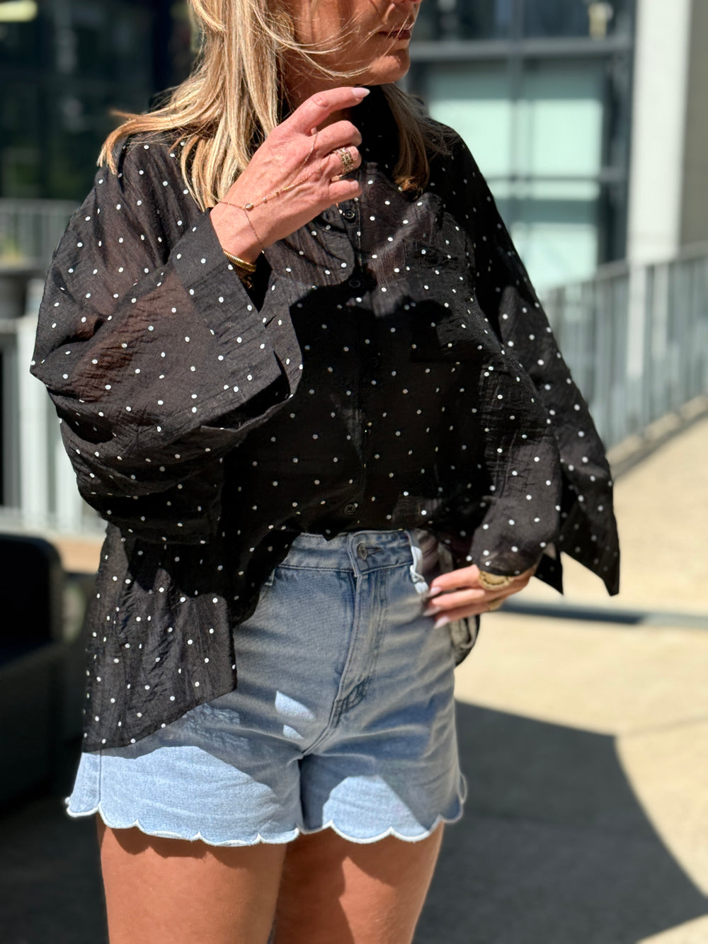 Chemise Oversize Tencel 984 noir