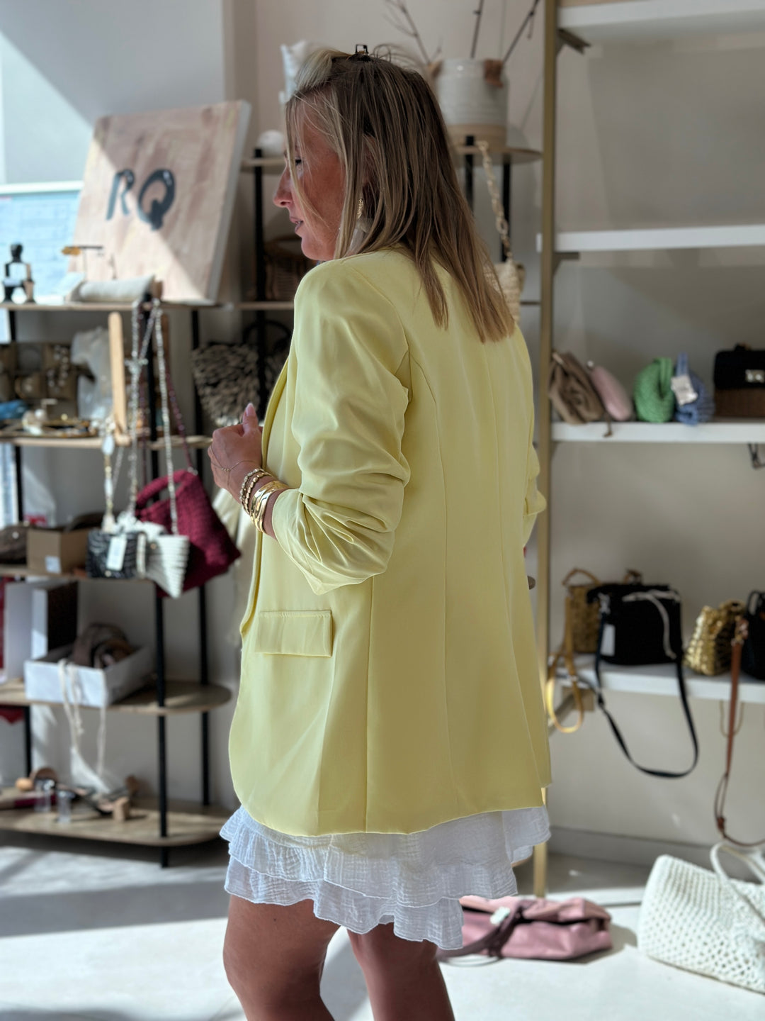 Blazer manches froncées 8056 (petit taille )