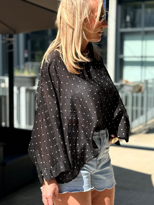 Chemise Oversize Tencel 984 noir