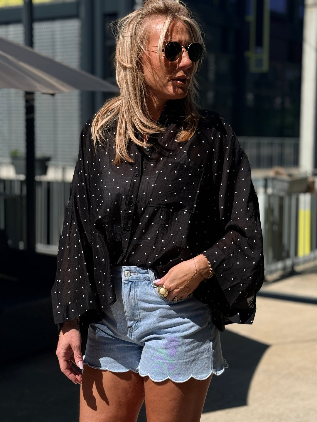 Chemise Oversize Tencel 984 noir