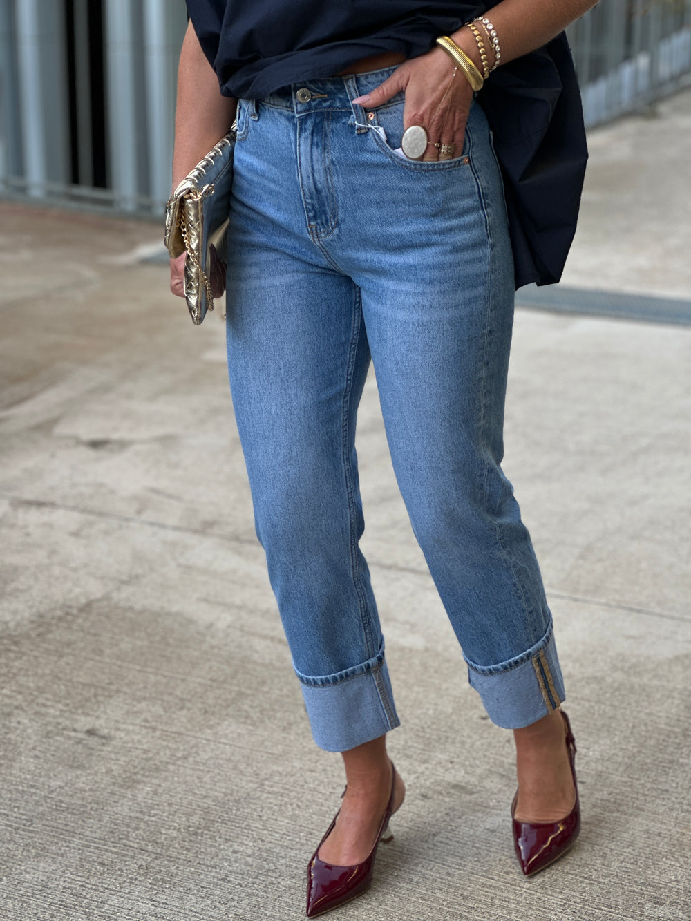 Jean mom rever slim MG653