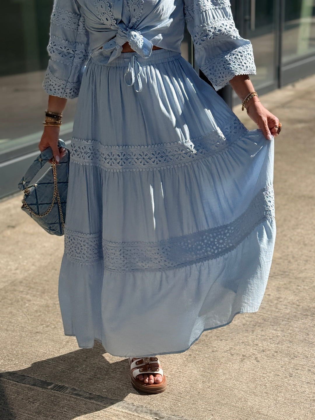 Ensemble bleu ciel 9861