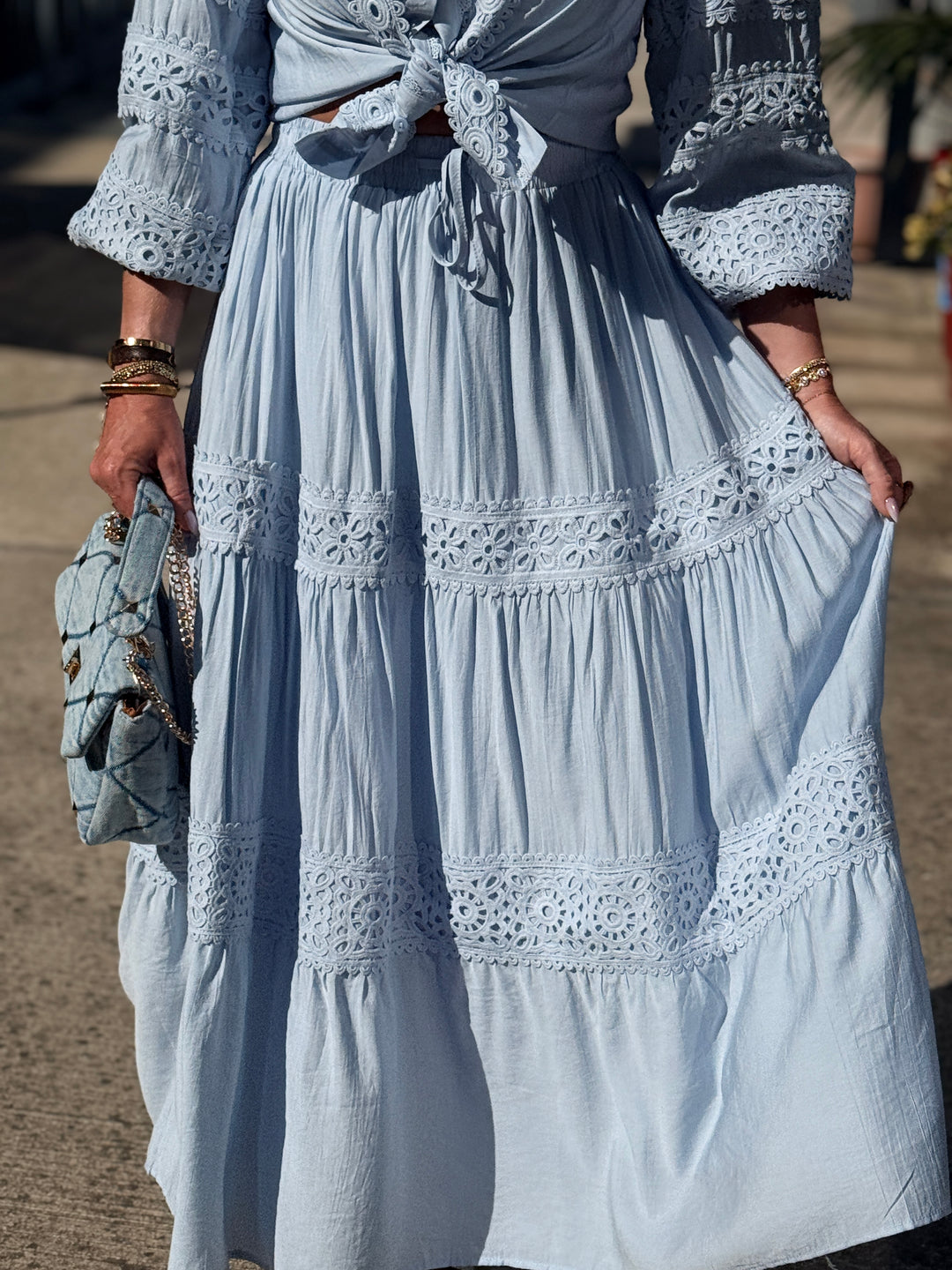 Ensemble bleu ciel 9861