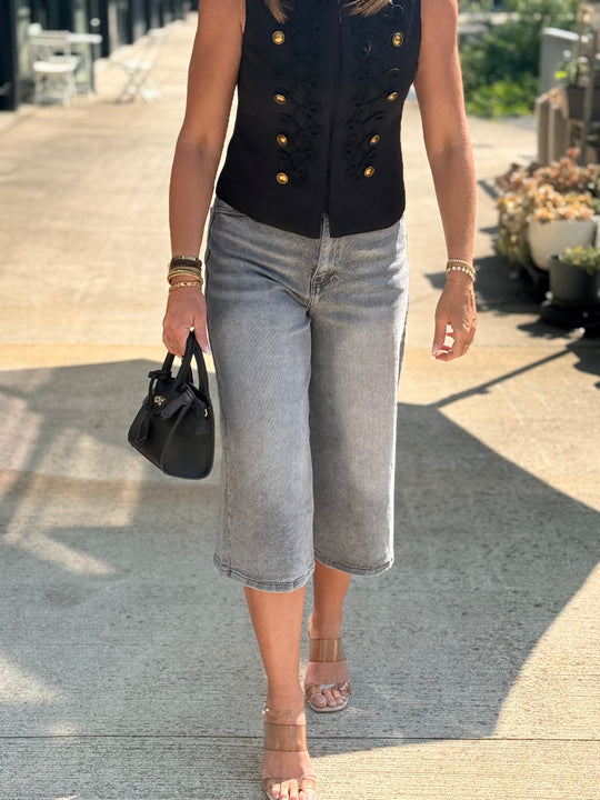 Jean Bermuda Gris 1022