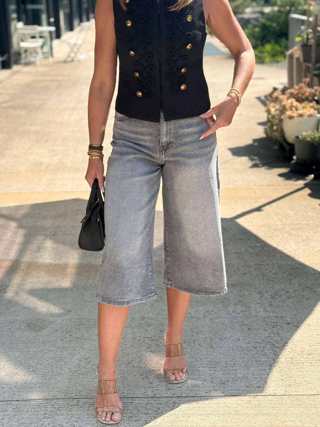 Jean Bermuda Gris 1022