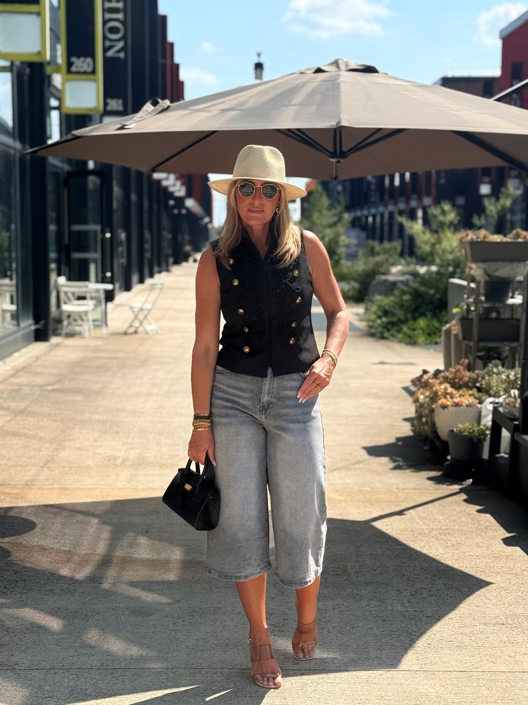 Jean Bermuda Gris 1022