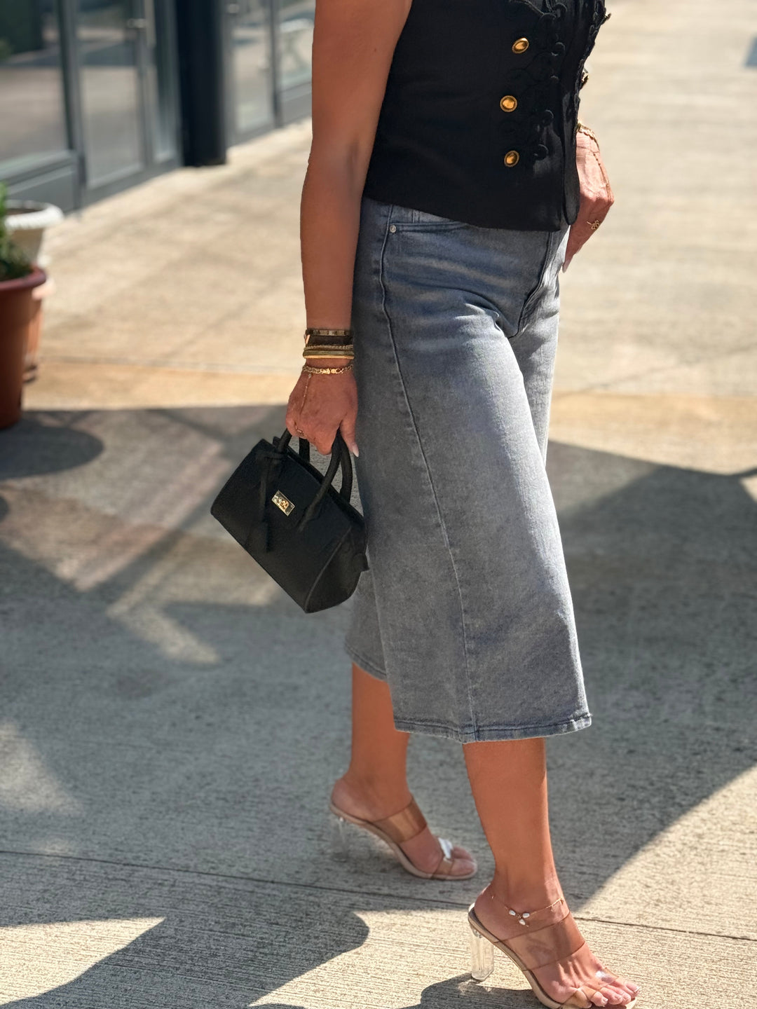 Jean Bermuda Gris 1022