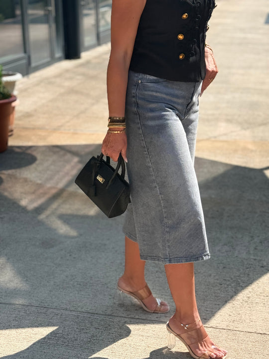 Jean Bermuda Gris 1022