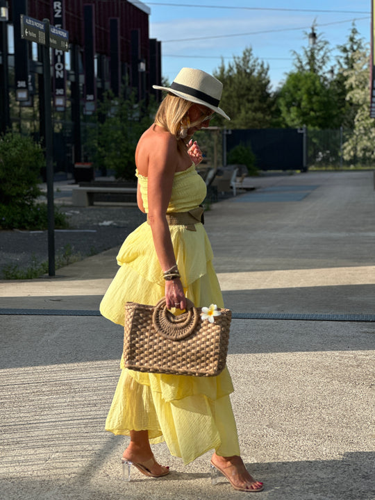 Robe bandeau volant 1683