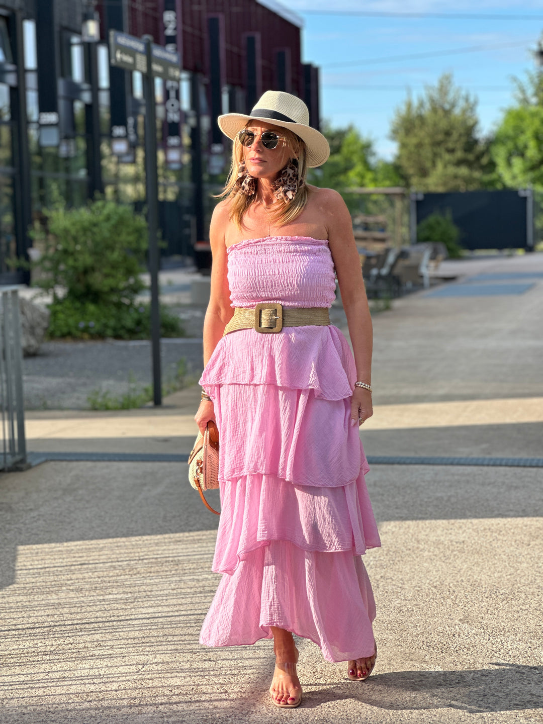 Robe bandeau volant 1683